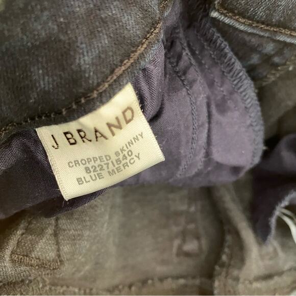 J Brand cropped skinny distressed jeans - Picture 3 of 5